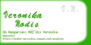 veronika modis business card